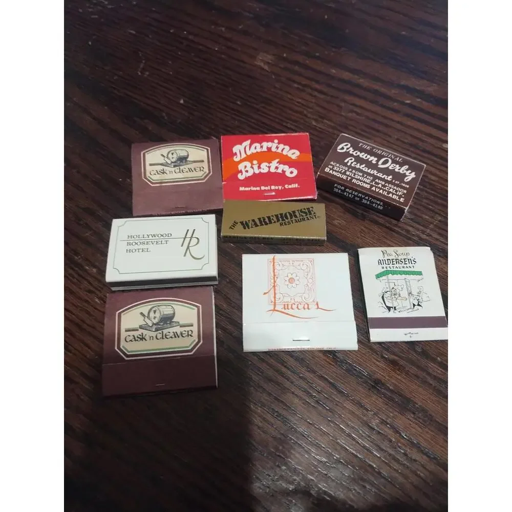 Vintage Central Coast matchbooks
